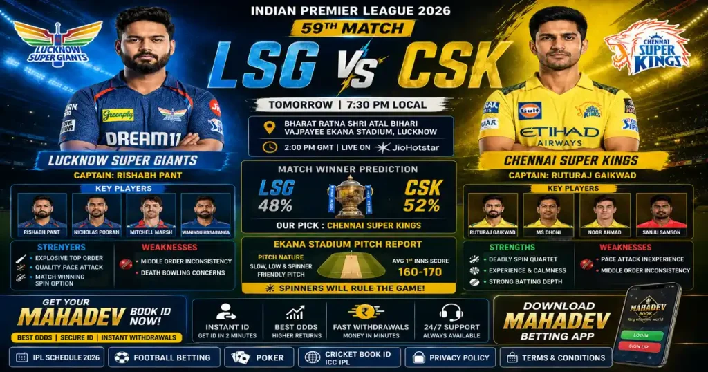 LSG vs CSK
