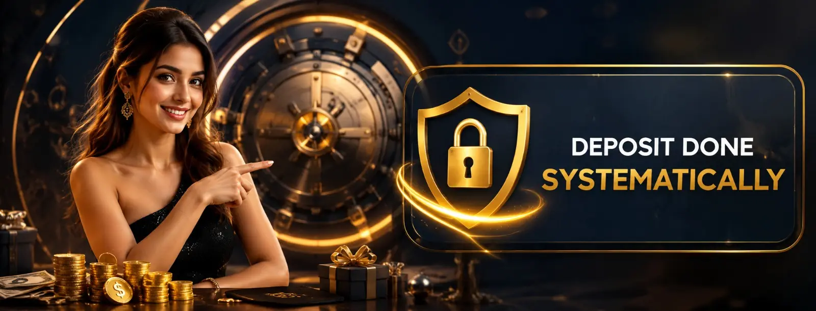 Successful online payment confirmation closing the deposit guide
