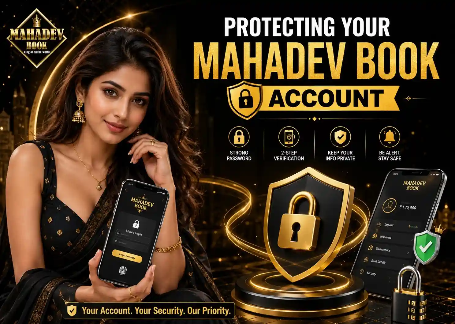 Security shield protecting account information