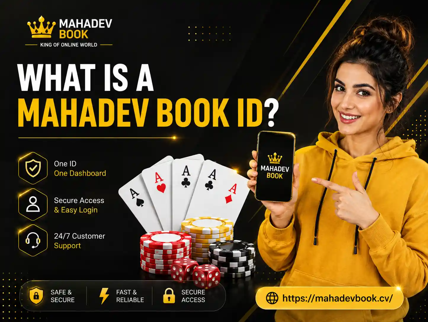 Person completing the Mahadev Book ID registration process on a laptop